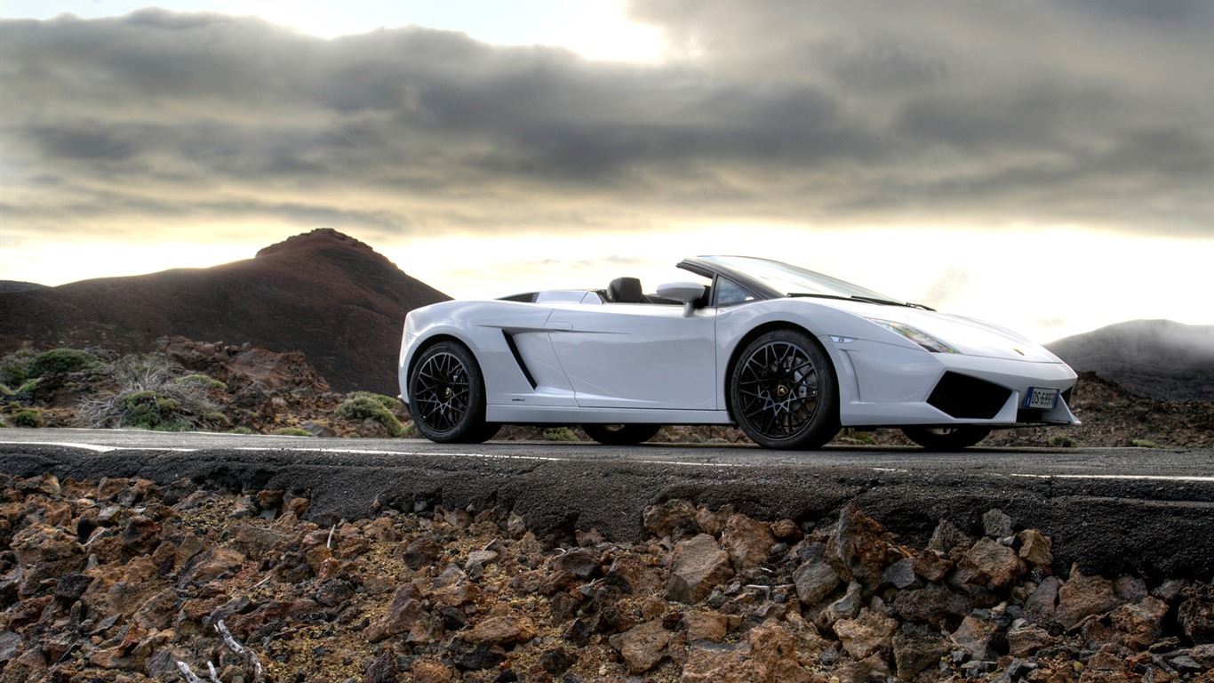 Lamborghini Gallardo LP560-4 Spyder - 2009 HD tapetu #27 - 1366x768