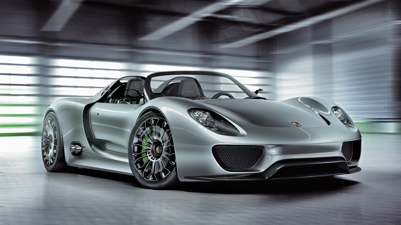 Concept Car Porsche 918 Spyder - 2010 HD Wallpaper #2 - 1366x768