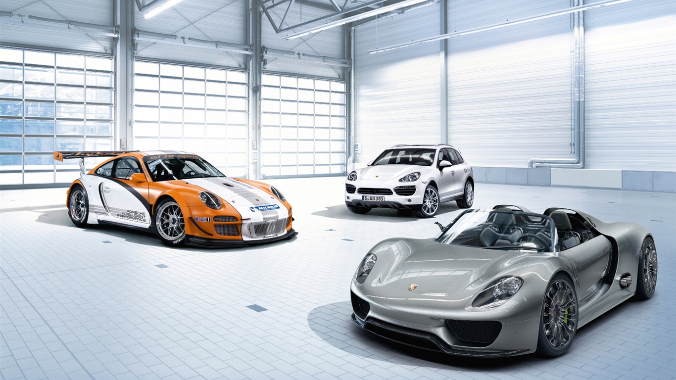 Concept Car Porsche 918 Spyder - 2010 保时捷11 - 1366x768