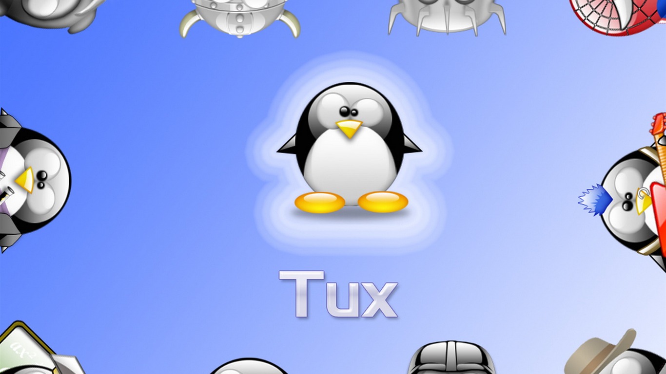 리눅스 벽지 (3) #10 - 1366x768