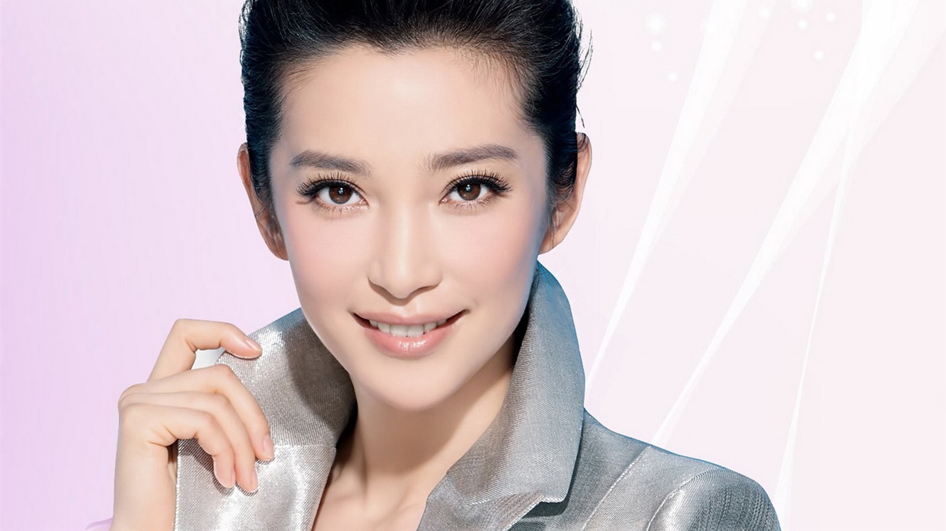 Li Bingbing hermosos fondos de escritorio #2 - 1366x768