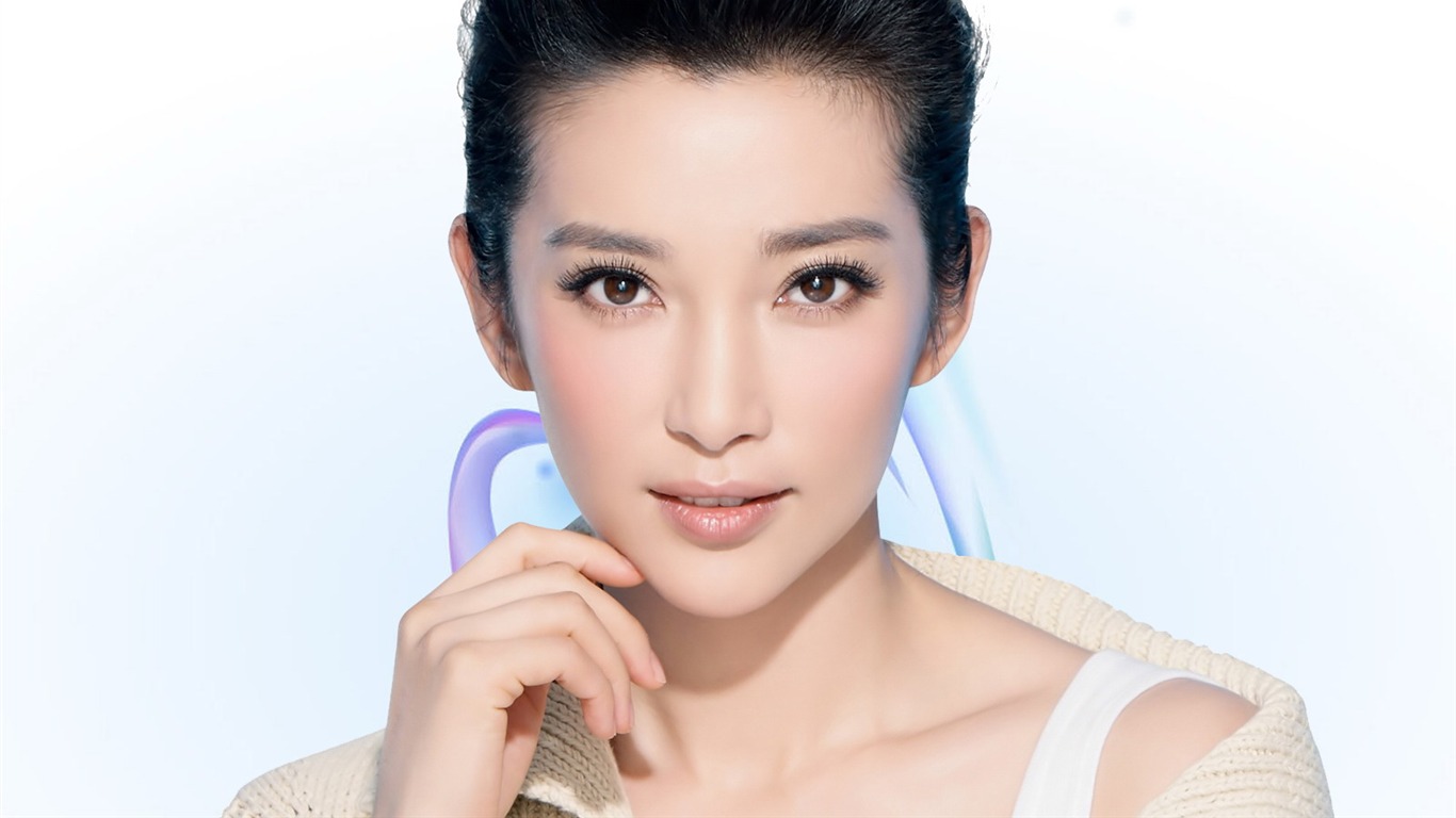 Li Bingbing beau fond d'écran #4 - 1366x768