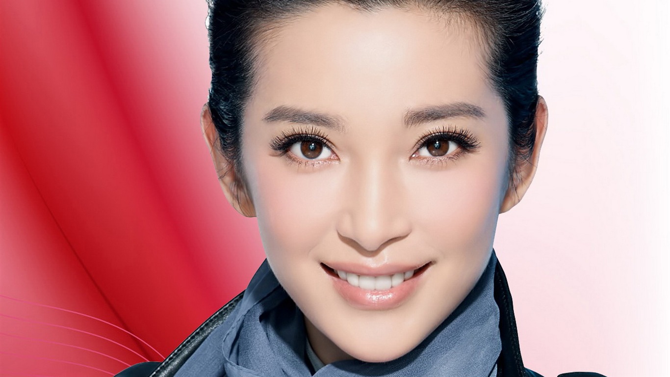 Li Bingbing beau fond d'écran #6 - 1366x768