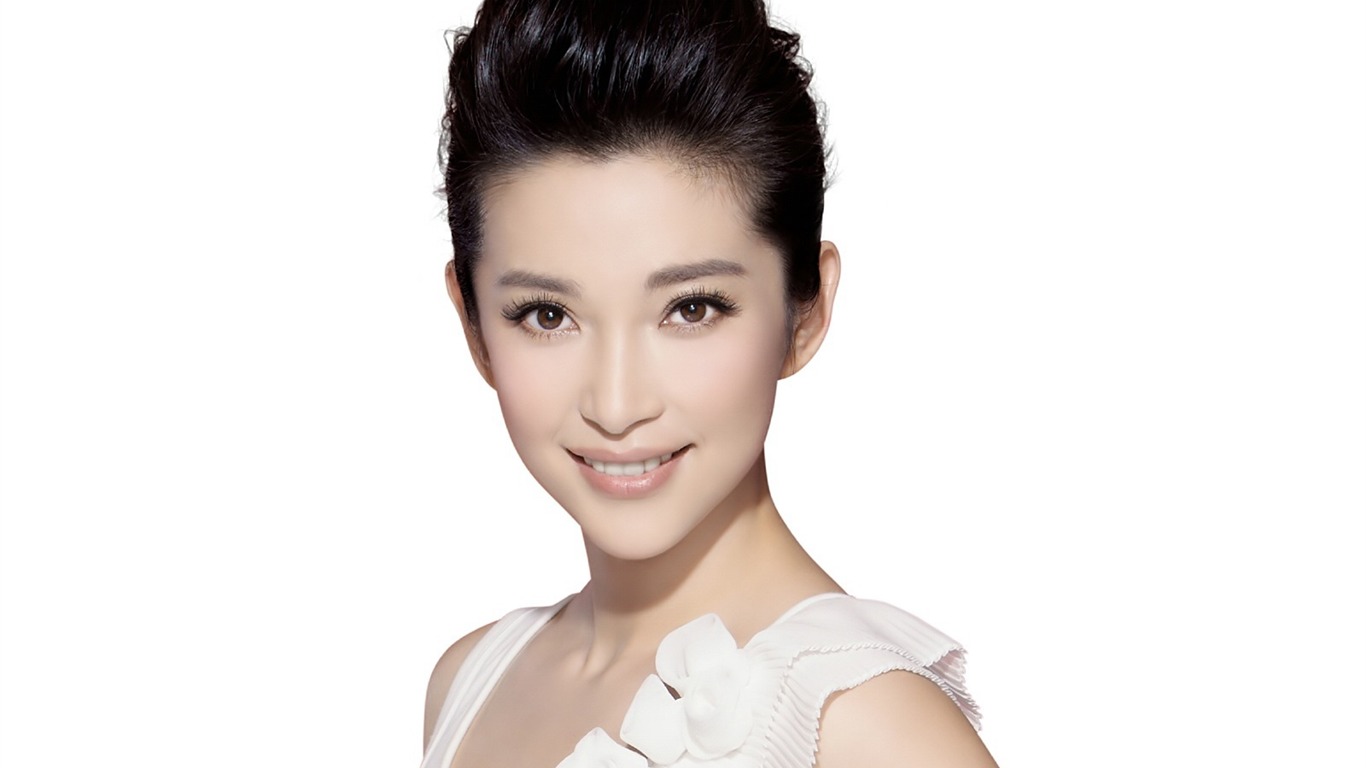 Li Bingbing beau fond d'écran #8 - 1366x768