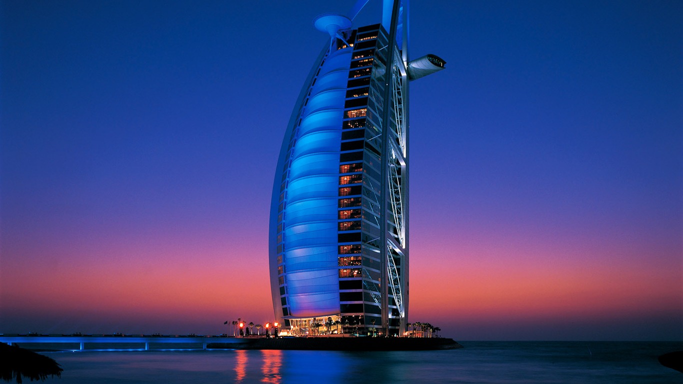 Sieben-Sterne-Hotel Burj Dubai Tapeten #5 - 1366x768