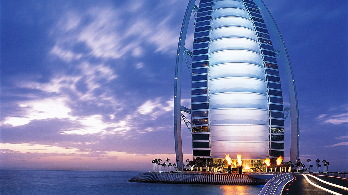 Sieben-Sterne-Hotel Burj Dubai Tapeten #13 - 1366x768