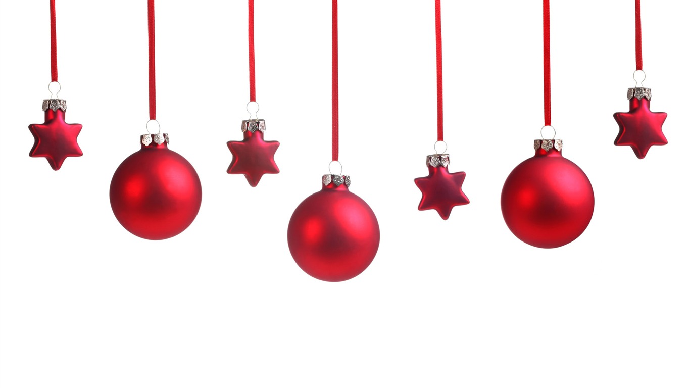 Christmas balls wallpaper (2) #16 - 1366x768