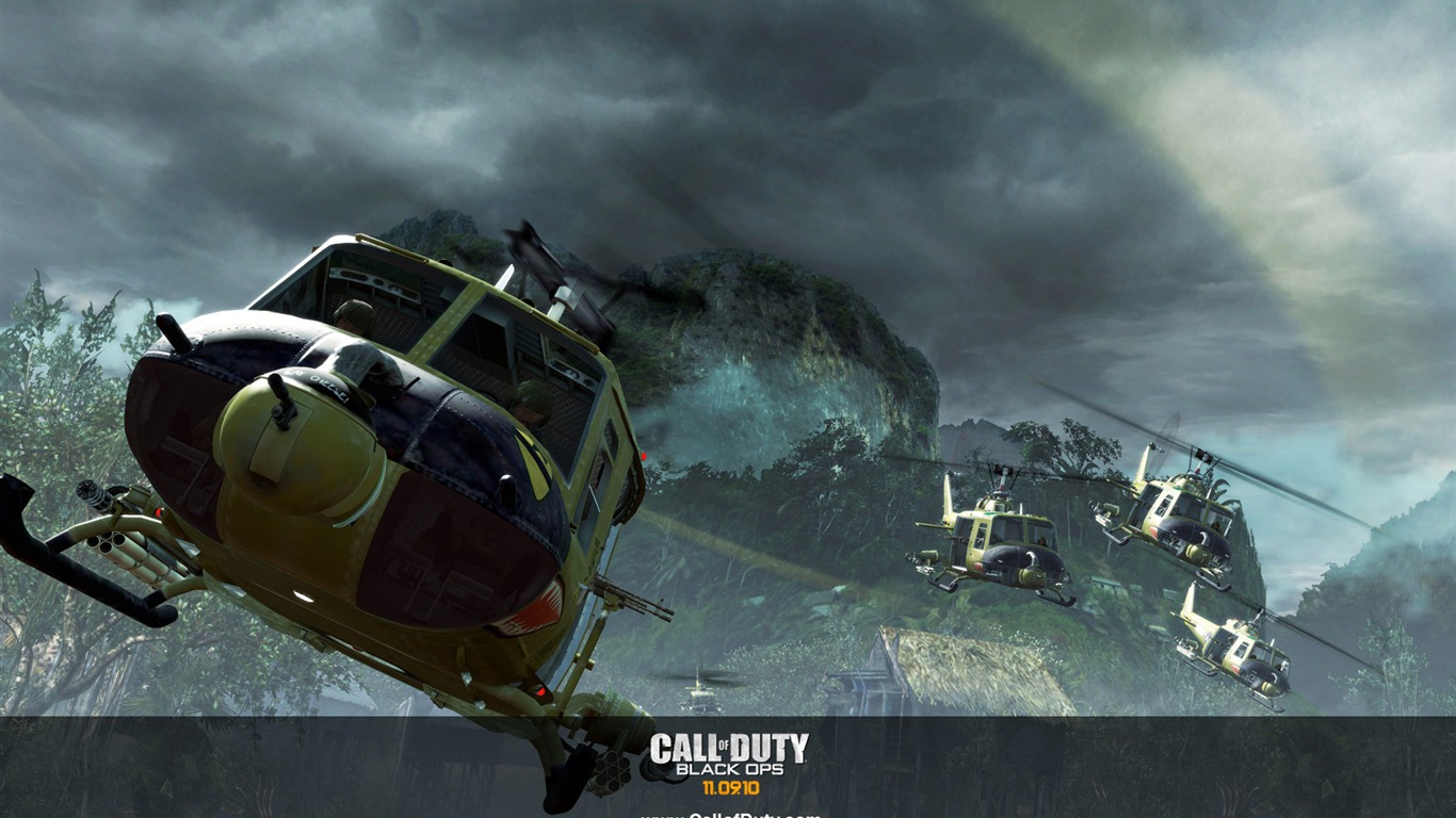 Call of Duty: Black Ops HD tapetu (2) #10 - 1366x768
