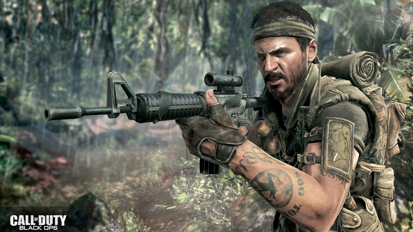 Call of Duty: Black Ops HD tapetu (2) #11 - 1366x768
