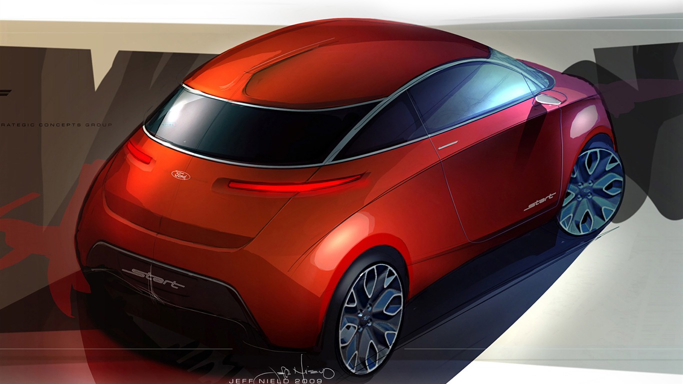 Ford Start Concept - 2010 HD tapetu #20 - 1366x768