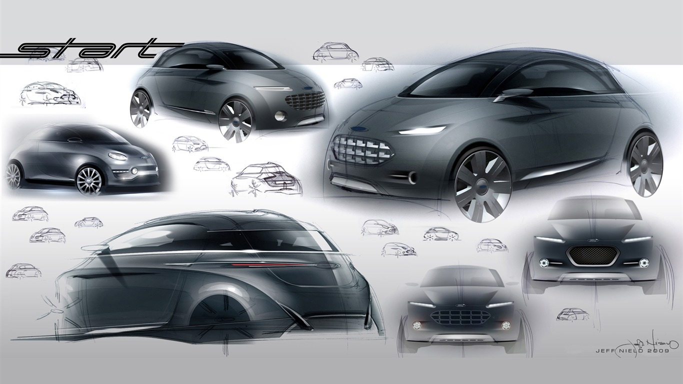 Ford Start Concept - 2010 HD wallpaper #23 - 1366x768