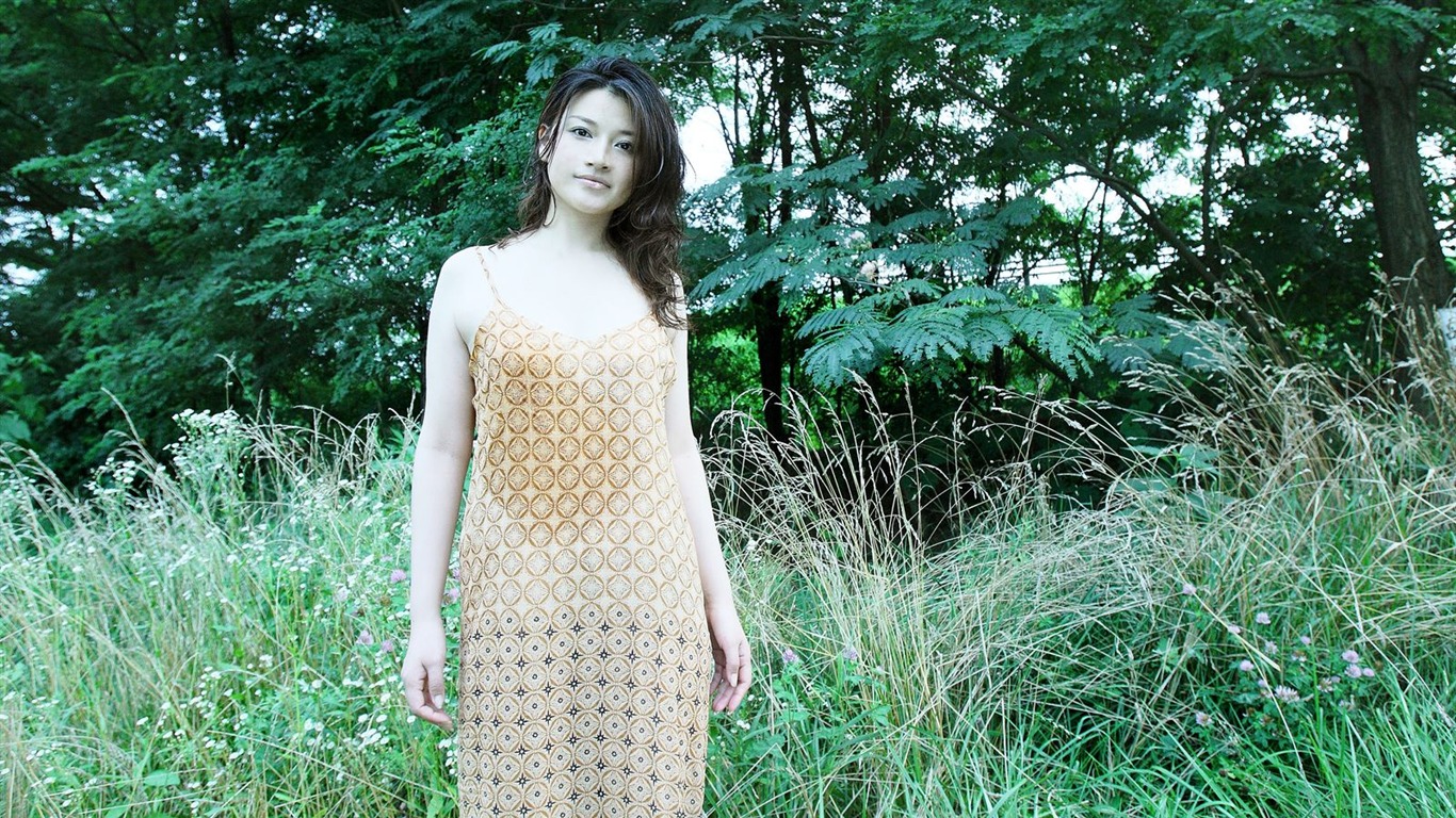 島崎和歌子 美女壁紙 #3 - 1366x768