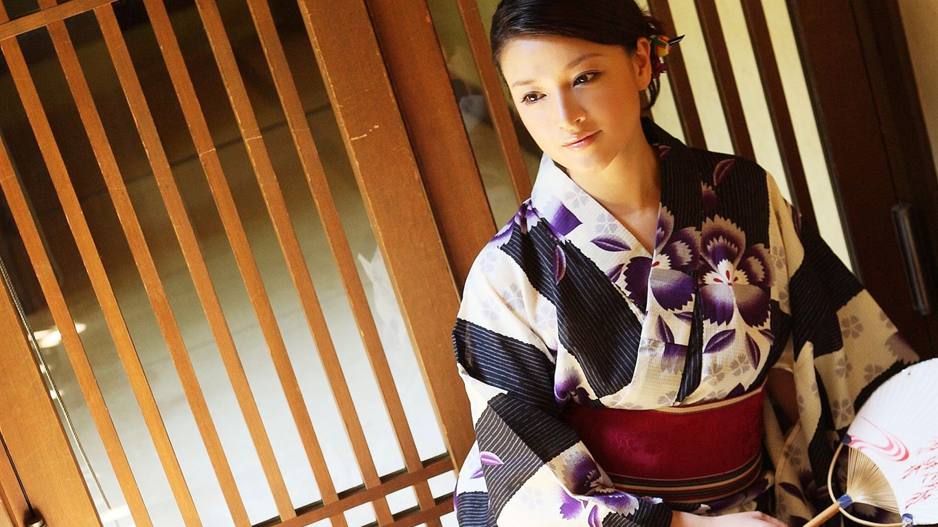 島崎和歌子 美女壁紙 #15 - 1366x768