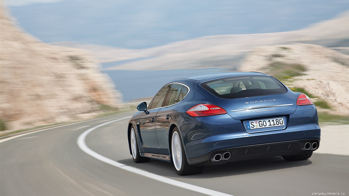Porsche Panamera 4S - 2009 HD tapetu #9 - 1366x768