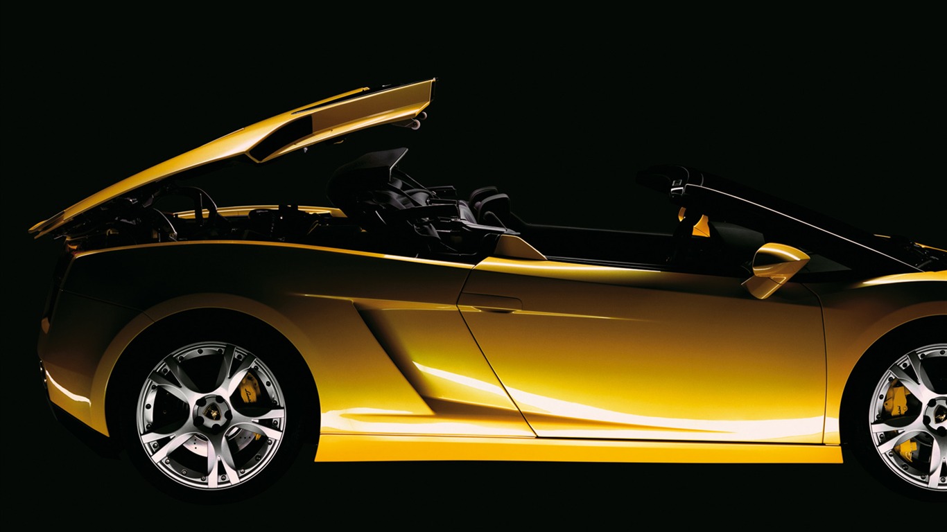 Lamborghini Gallardo Spyder - 2005 HD обои #7 - 1366x768