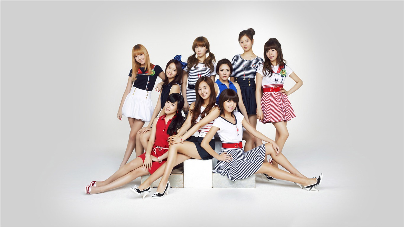 소녀 시대 바탕 화면 (10) #1 - 1366x768