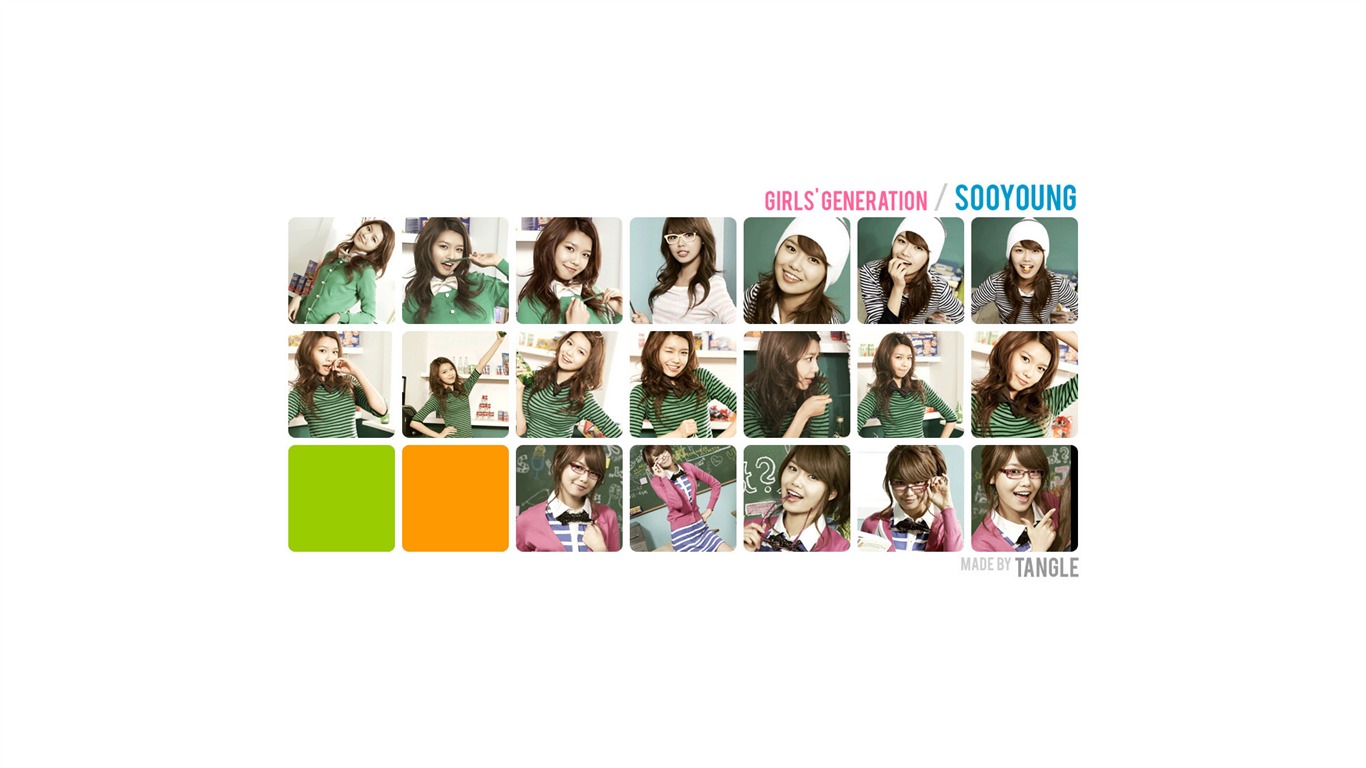 소녀 시대 바탕 화면 (10) #4 - 1366x768