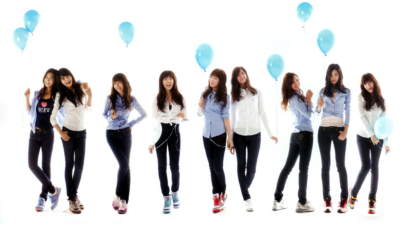 소녀 시대 바탕 화면 (10) #15 - 1366x768