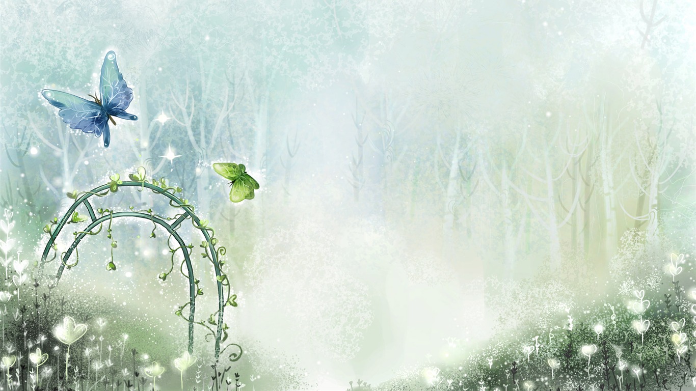 Hand-painted Fantasy Wallpapers (1) #5 - 1366x768