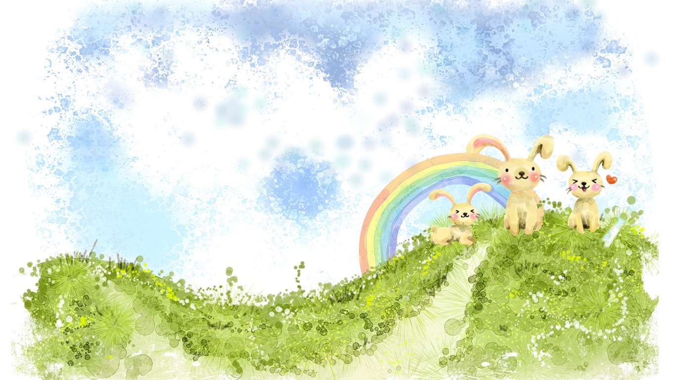Ručně malované-Fantasy Tapety na plochu (5) #5 - 1366x768