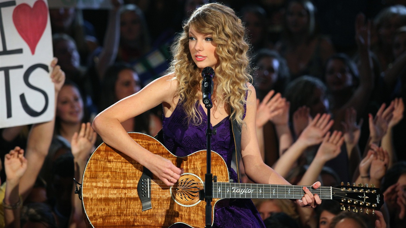 Taylor Swift krásnou tapetu (2) #34 - 1366x768