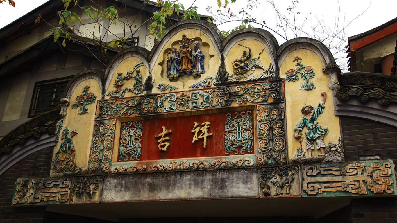 Chengdu zobrazení tapety (3) #20 - 1366x768