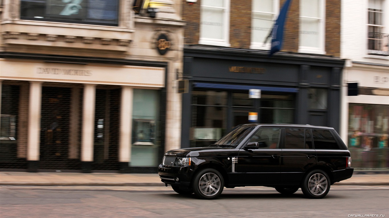 Land Rover Range Rover Negro Edición - 2011 fondos de escritorio de alta definición #8 - 1366x768