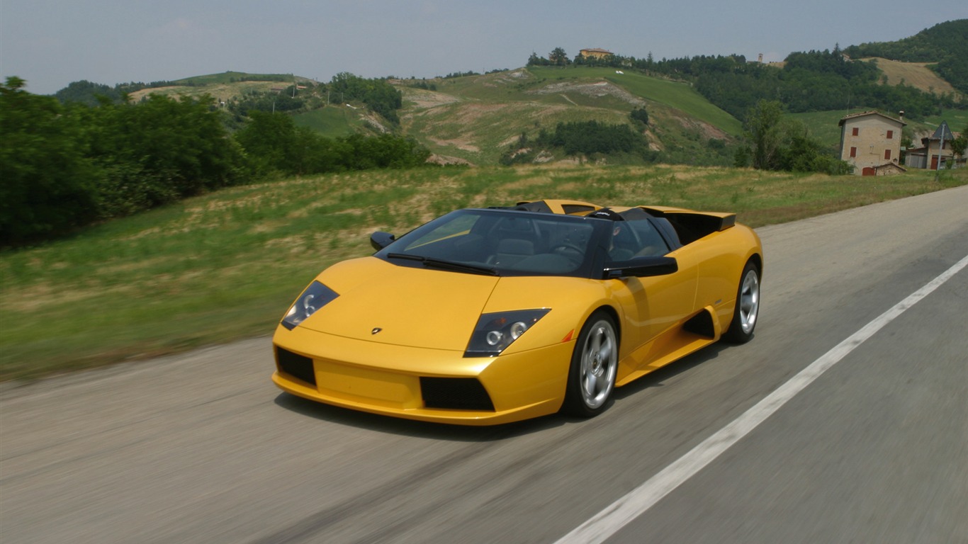 Lamborghini Murcielago Roadster - 2004 HD wallpaper #2 - 1366x768