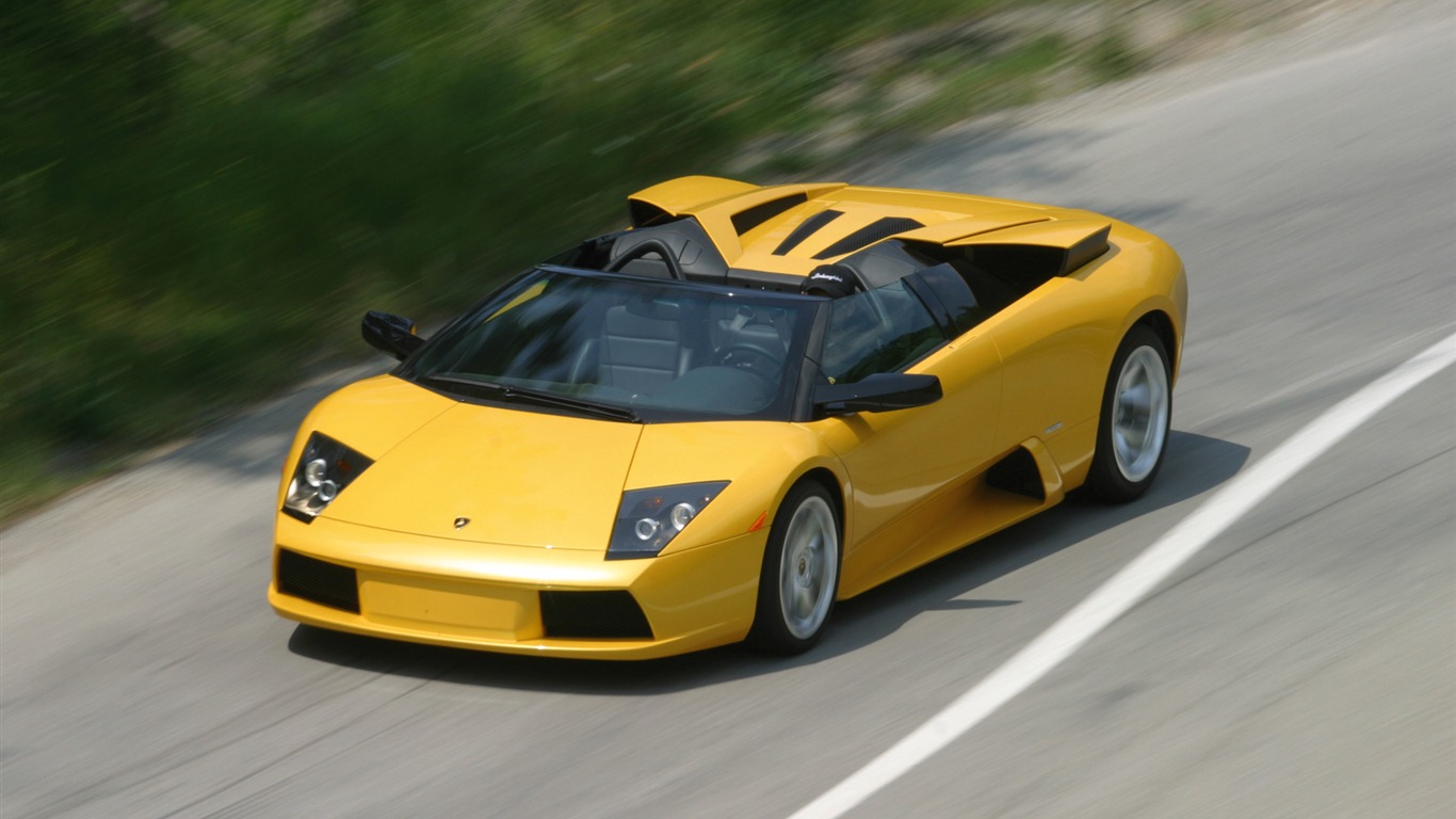 Lamborghini Murcielago Roadster - 2004 HD tapetu #5 - 1366x768