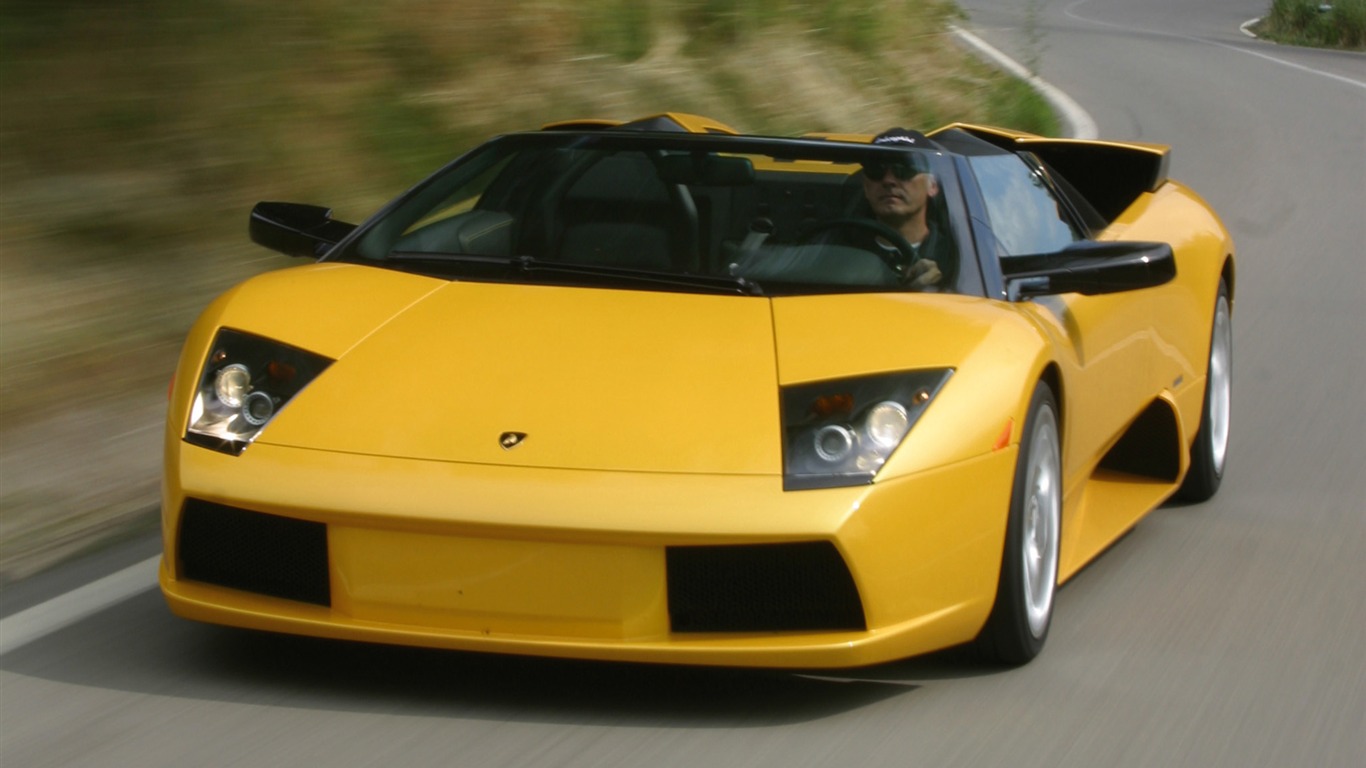 Lamborghini Murcielago Roadster - 2004 HD tapetu #6 - 1366x768