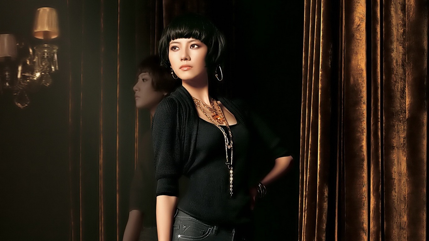 GaoYuanyuan krásná tapeta #8 - 1366x768