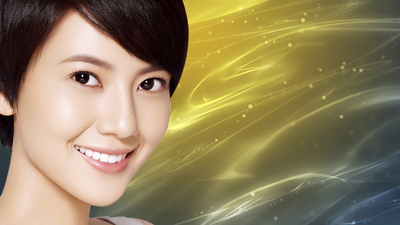 GaoYuanyuan beautiful wallpaper #13 - 1366x768