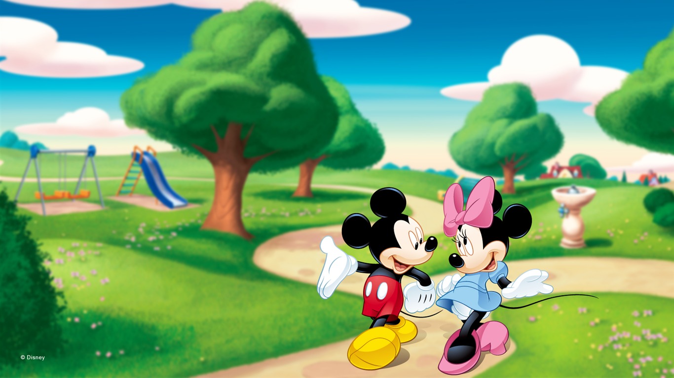 Disney-Zeichentrickfilm Mickey Wallpaper (1) #1 - 1366x768