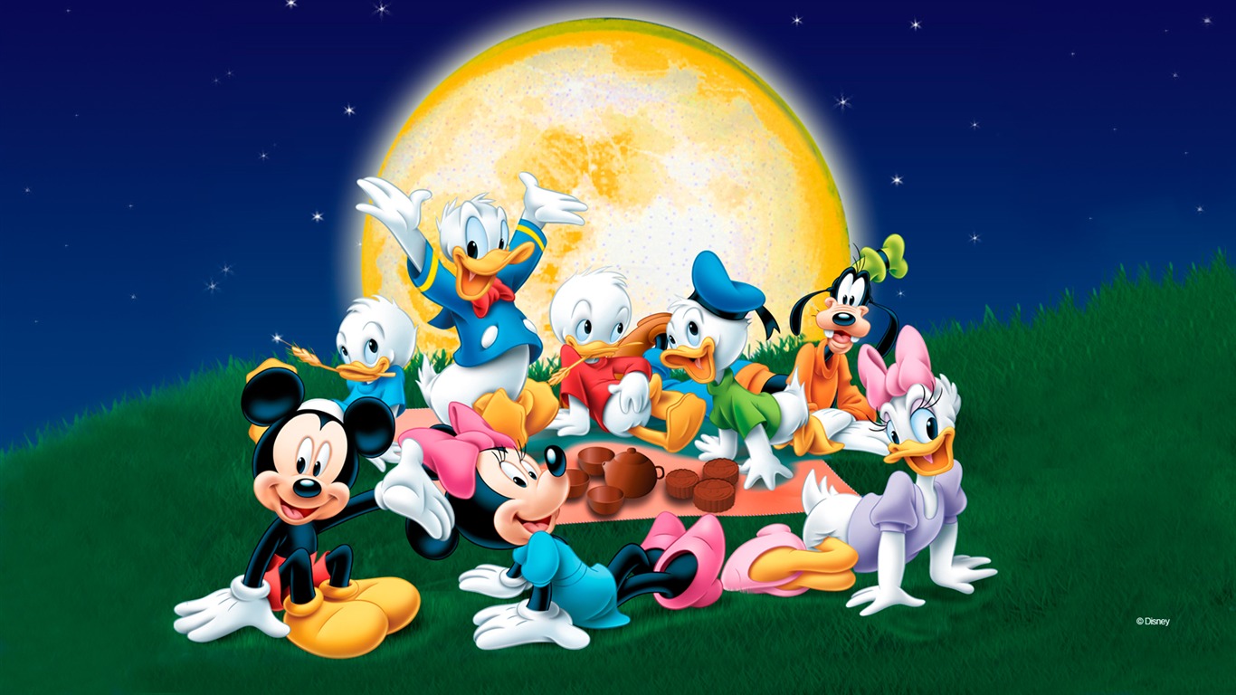 Disney bande dessinée Mickey Fond d'écran (1) #2 - 1366x768