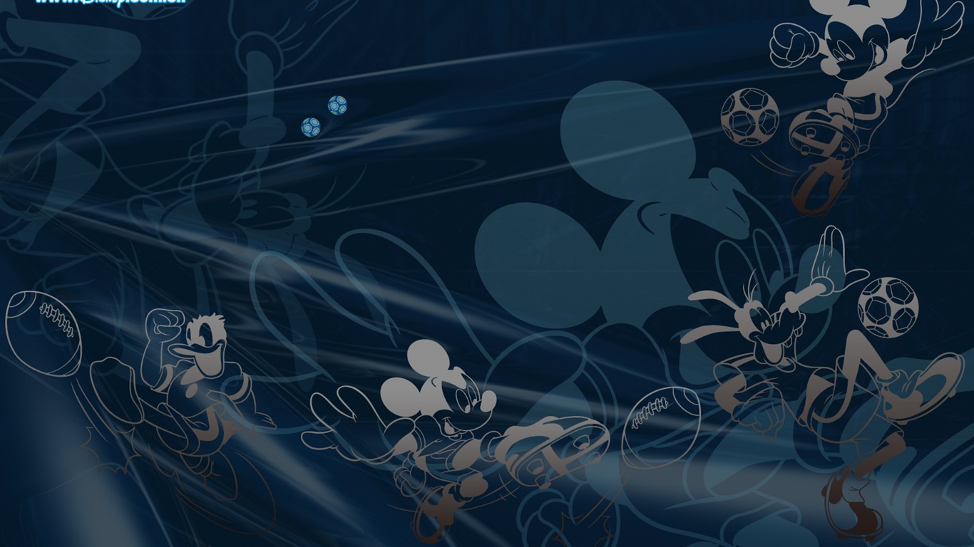 Disney-Zeichentrickfilm Mickey Wallpaper (1) #7 - 1366x768
