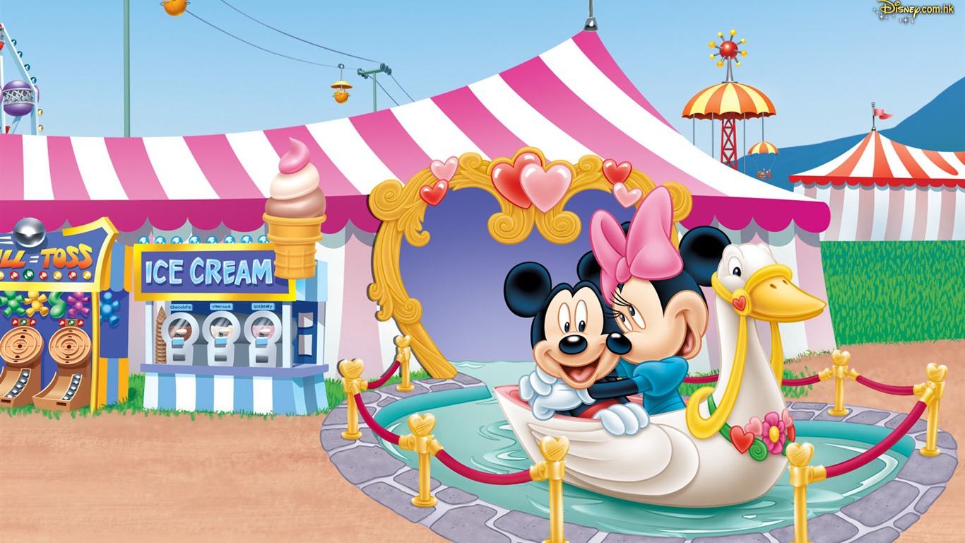Disney bande dessinée Mickey Fond d'écran (1) #19 - 1366x768