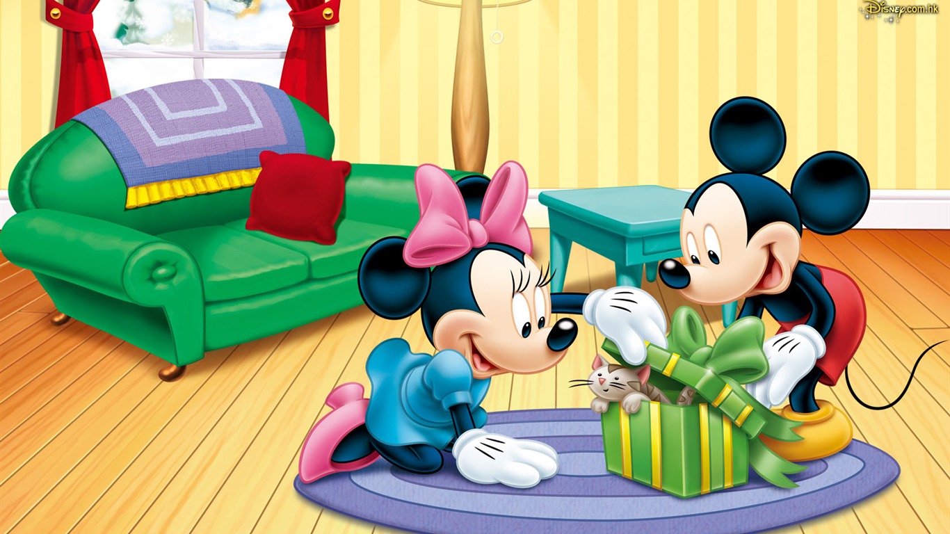 Fondo de pantalla de dibujos animados de Disney Mickey (2) #12 - 1366x768