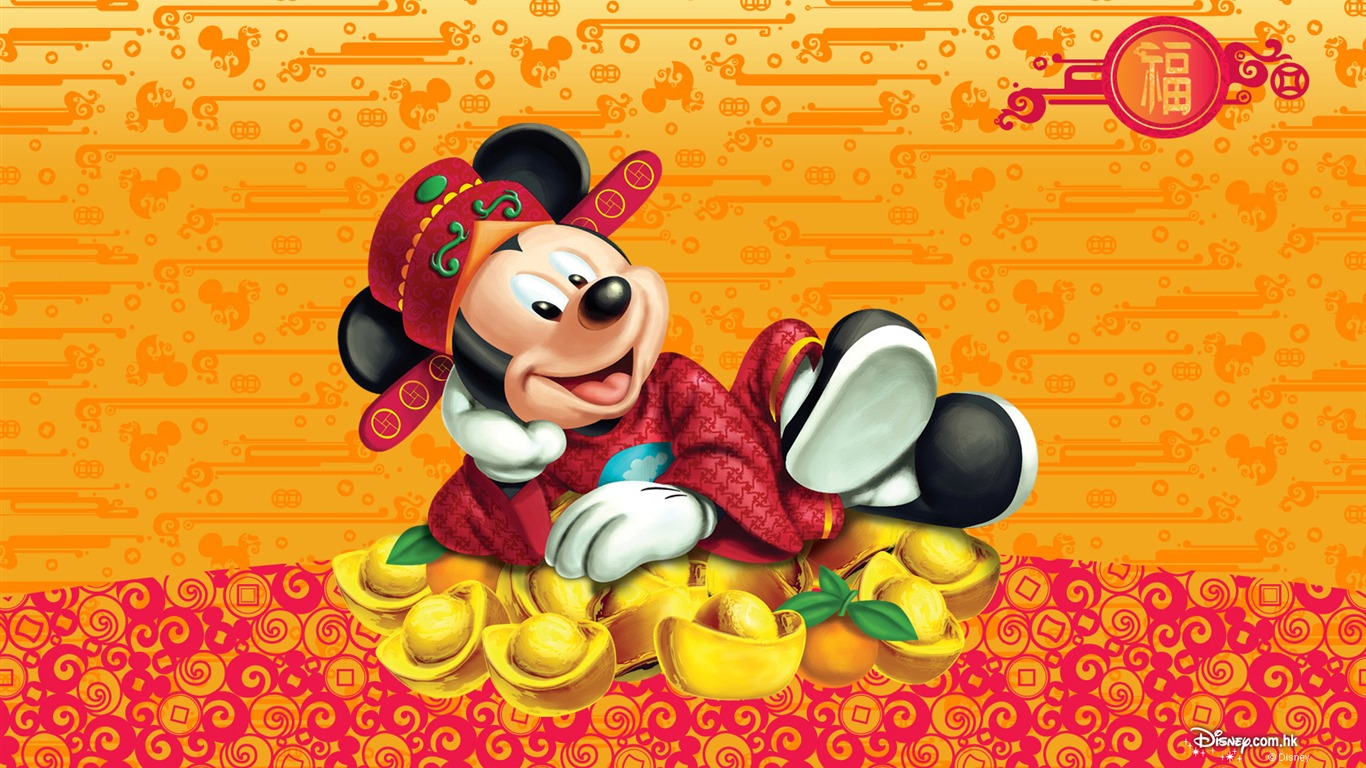 Fondo de pantalla de dibujos animados de Disney Mickey (2) #14 - 1366x768