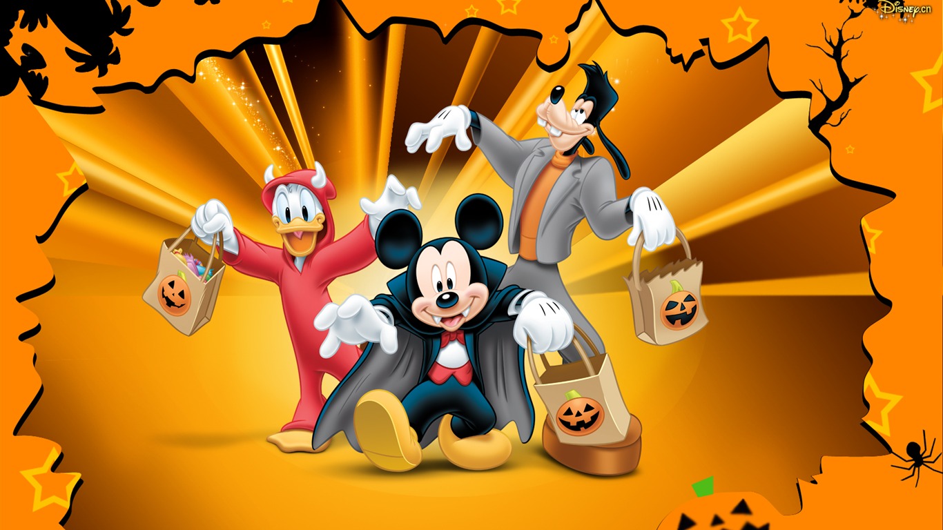 Fondo de pantalla de dibujos animados de Disney Mickey (2) #17 - 1366x768