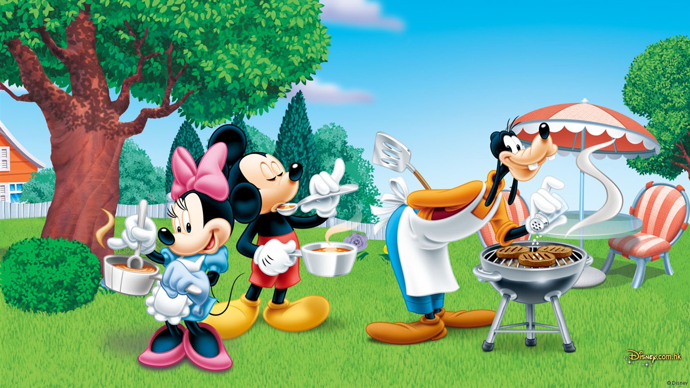 Disney cartoon Mickey Wallpaper (3) #1 - 1366x768