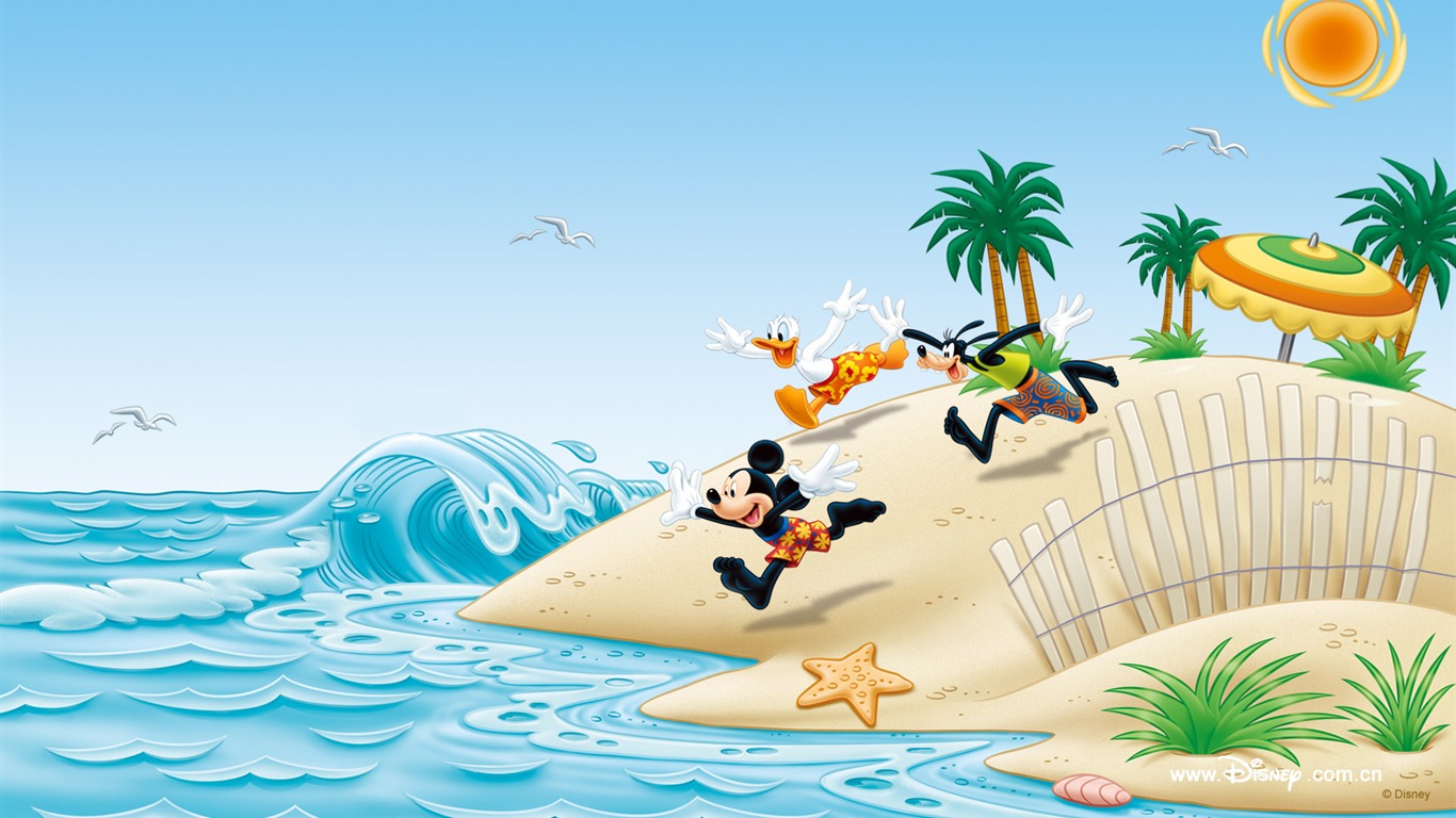 Disney bande dessinée Mickey Fond d'écran (4) #14 - 1366x768