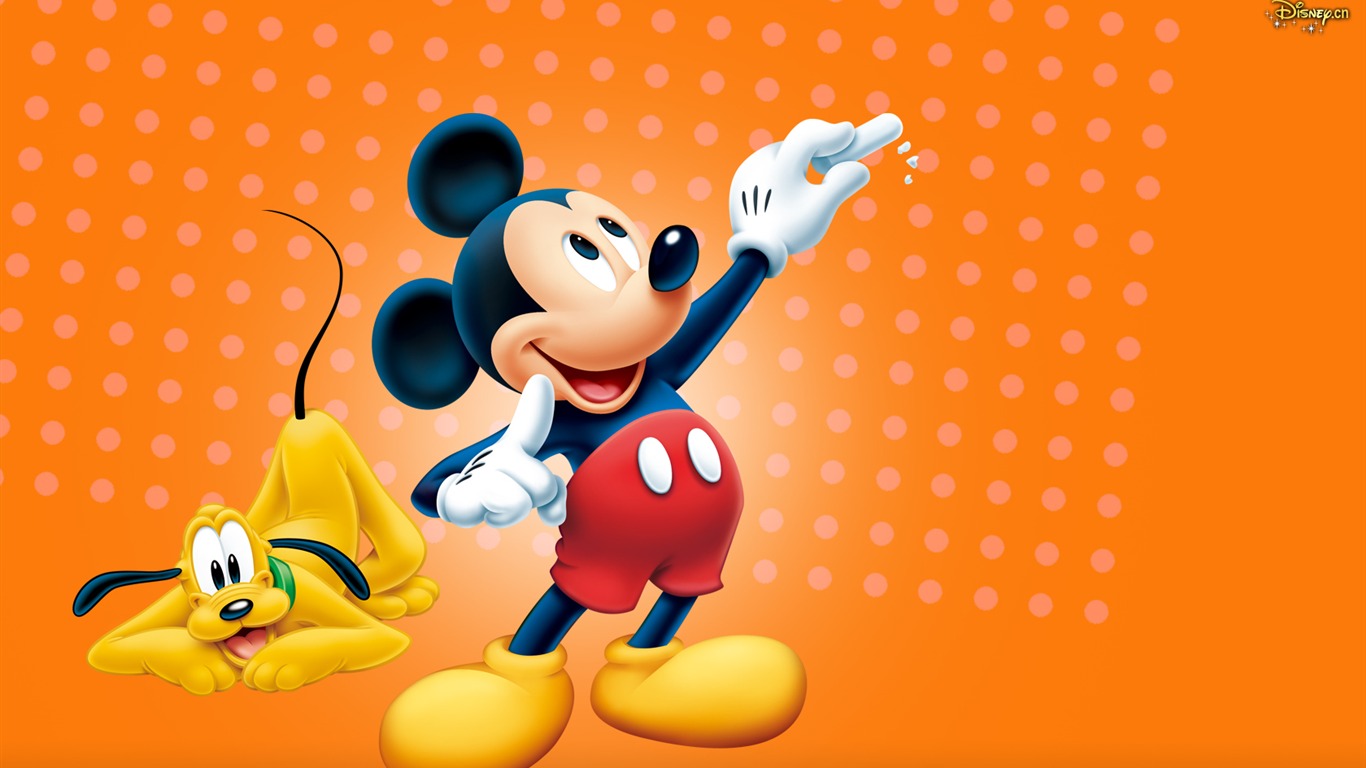 Fondo de pantalla de dibujos animados de Disney Mickey (4) #16 - 1366x768