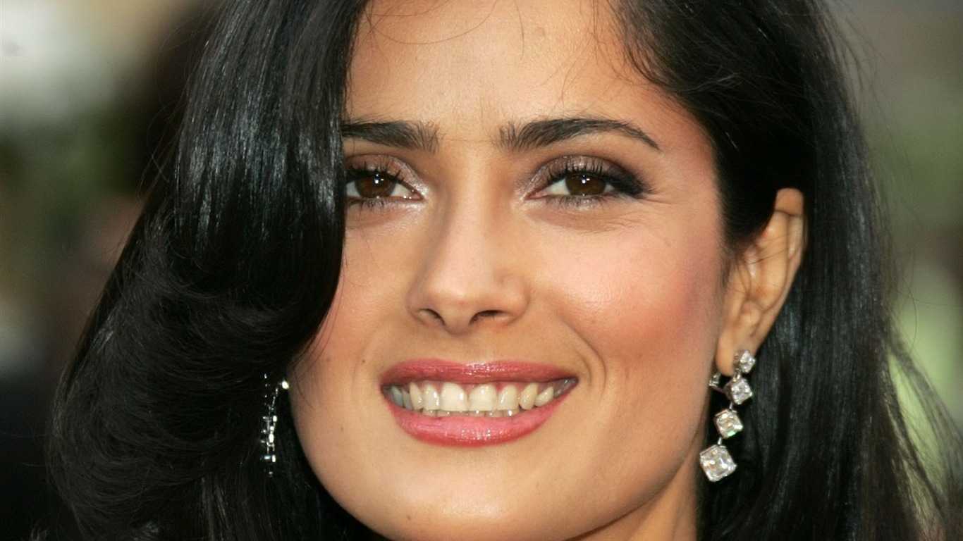 Salma Hayek hermoso fondo de pantalla (2) #18 - 1366x768