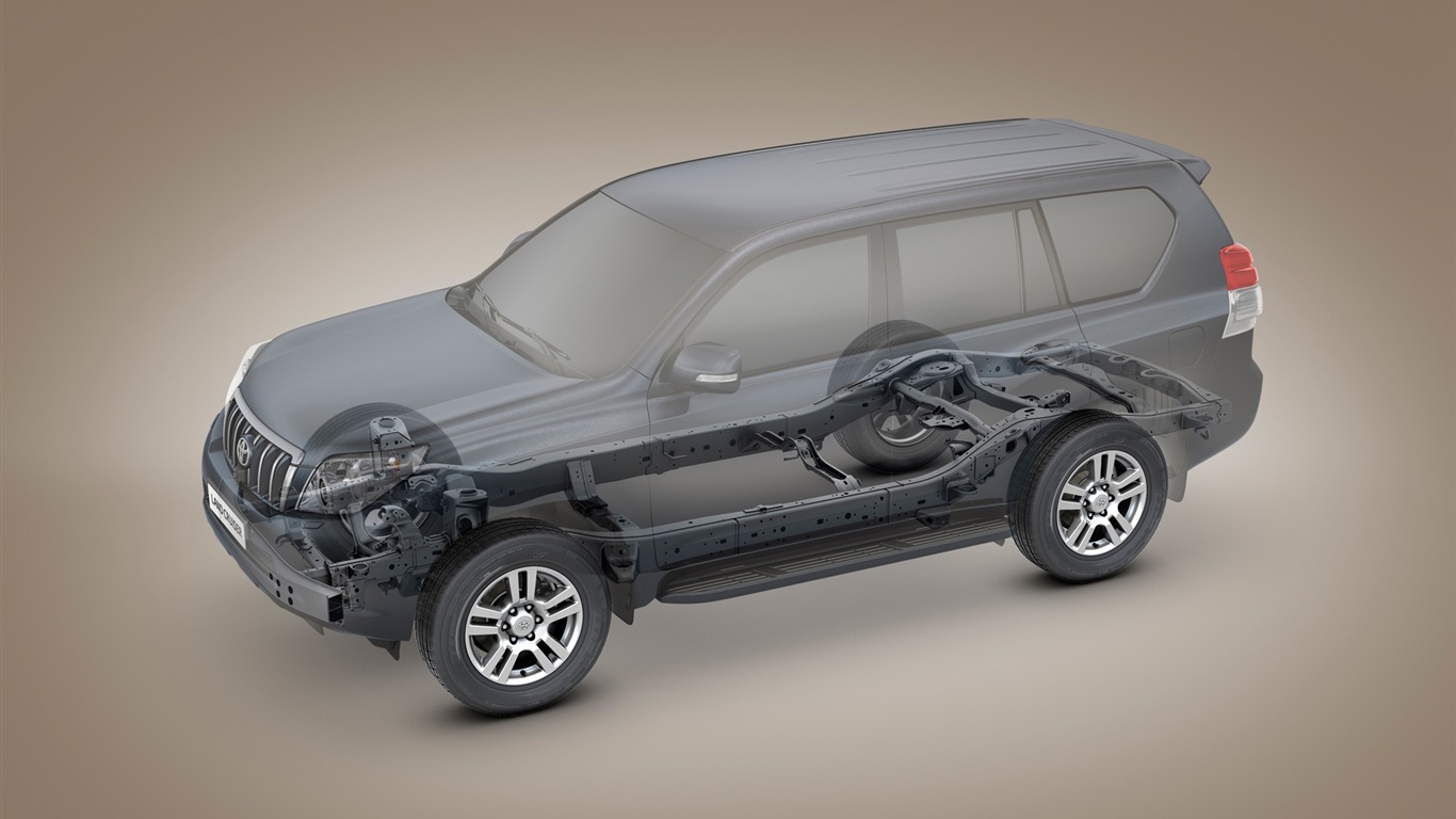 Toyota Land Cruiser Prado - 2009 HD tapetu #65 - 1366x768