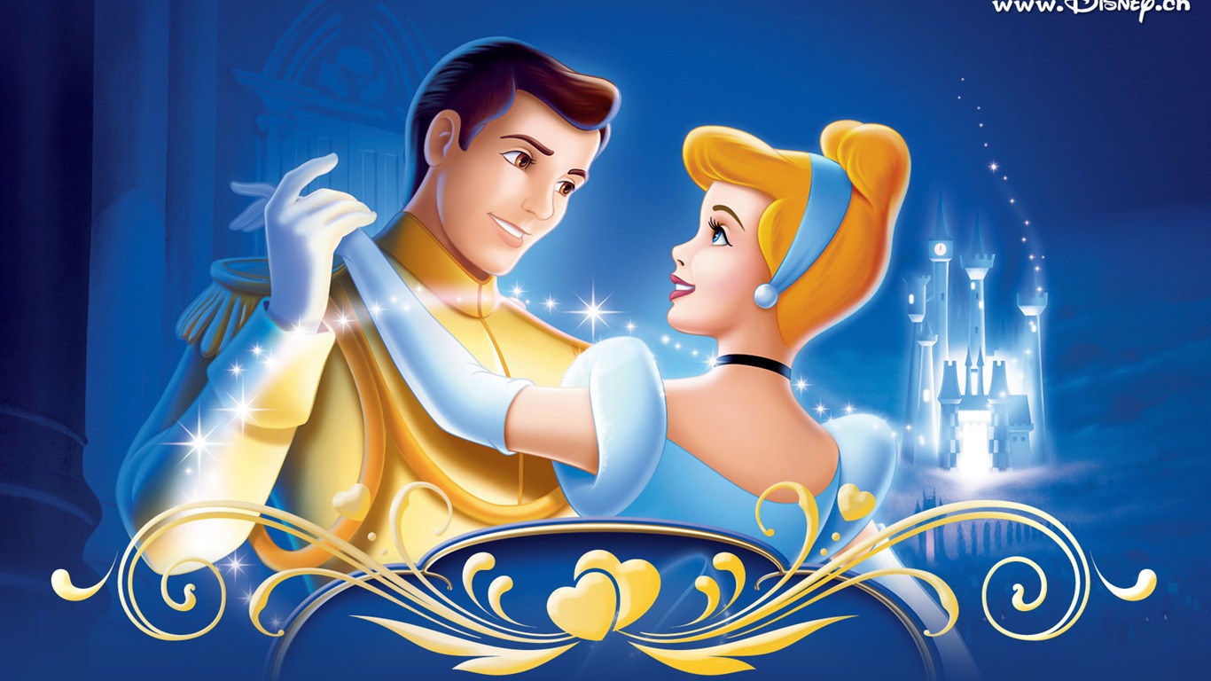 Princezna Disney karikatury tapety (1) #12 - 1366x768