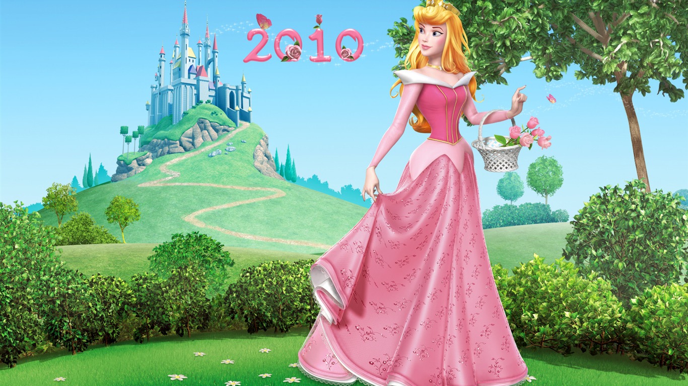 Princezna Disney karikatury tapety (1) #15 - 1366x768
