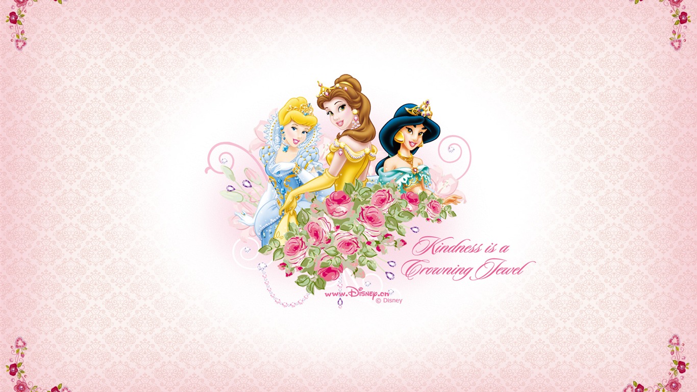 Princezna Disney karikatury tapety (1) #19 - 1366x768