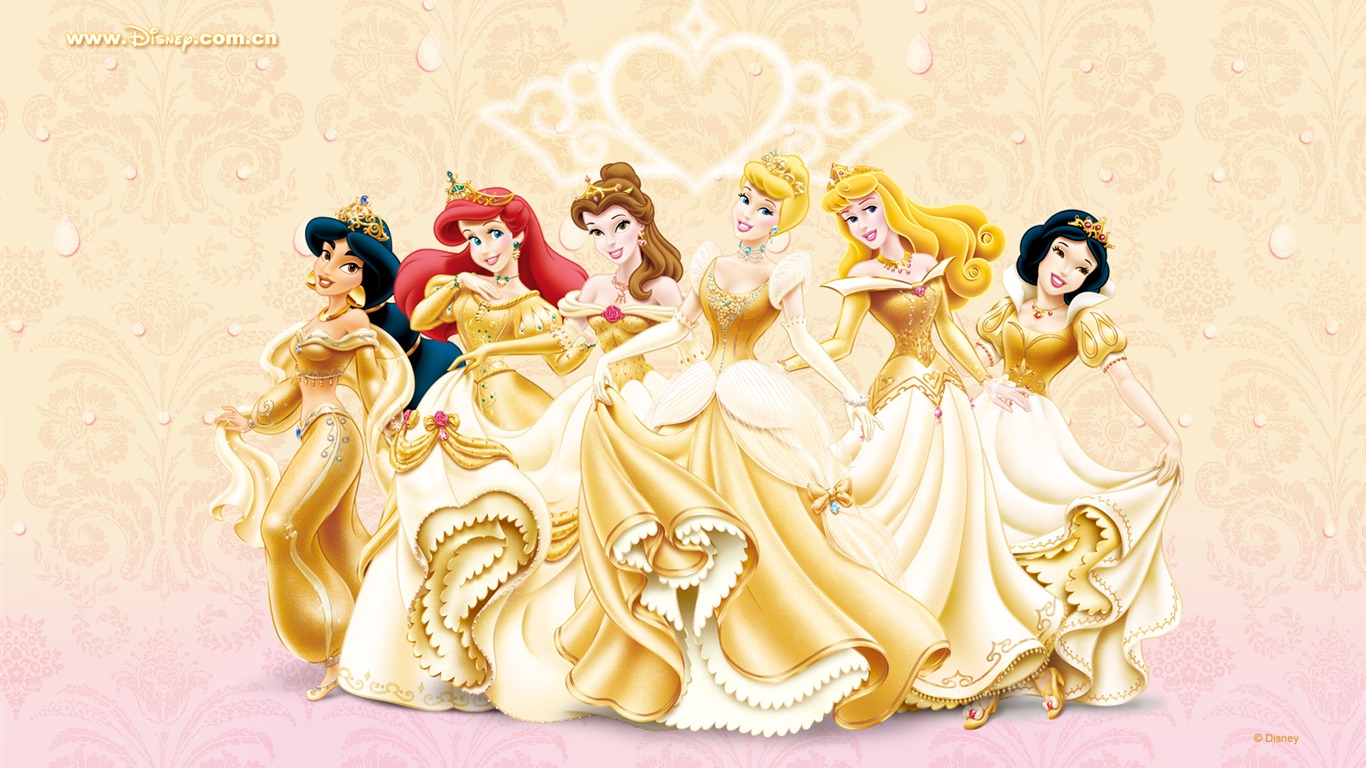 Princezna Disney karikatury tapety (1) #20 - 1366x768
