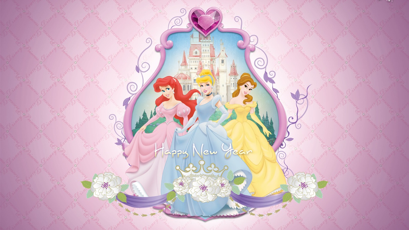 Princezna Disney karikatury tapety (2) #5 - 1366x768