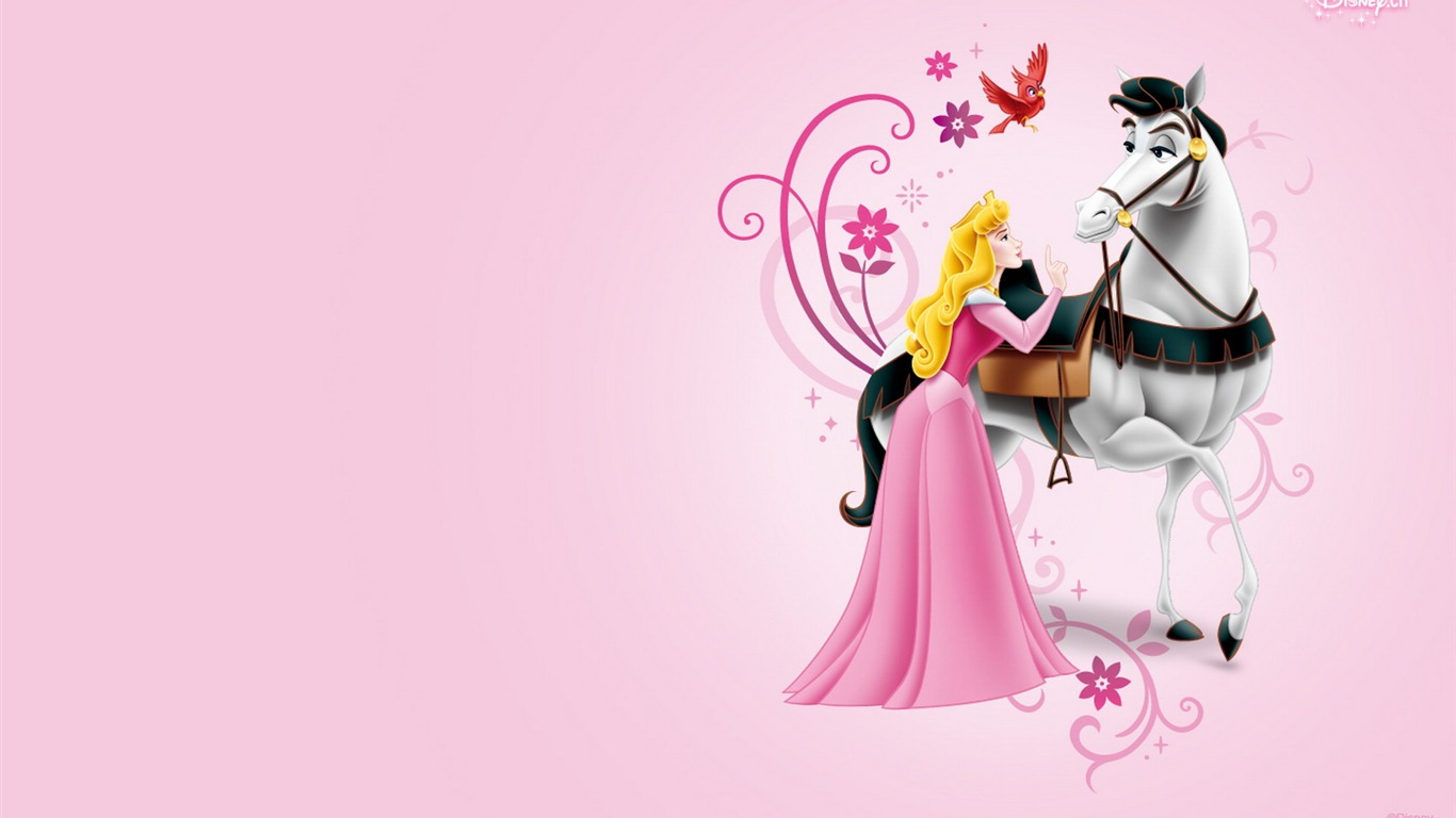 Princezna Disney karikatury tapety (2) #6 - 1366x768